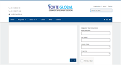 Desktop Screenshot of forteglobal.net